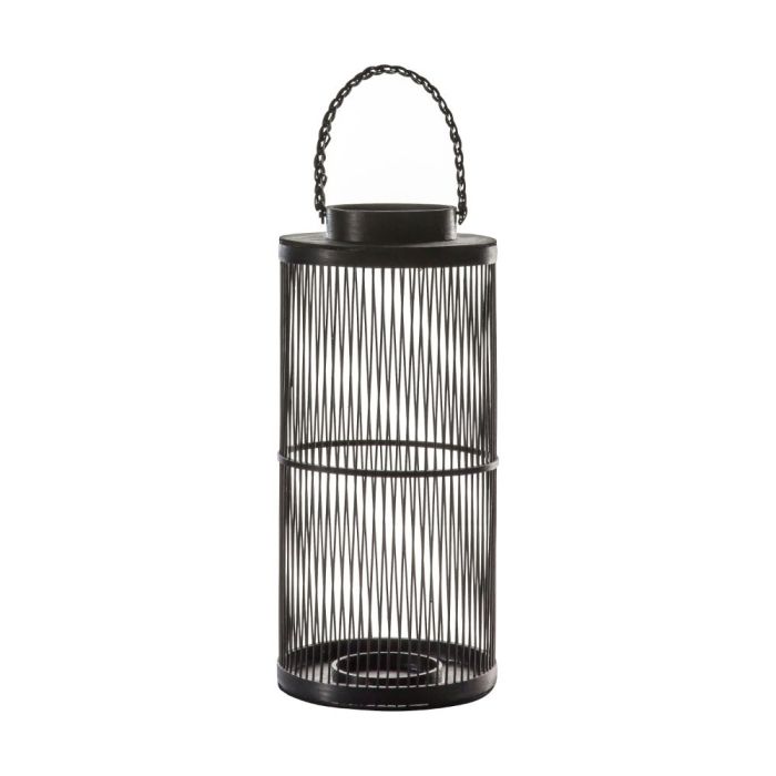 Balin Small Bamboo Lantern in Black 1