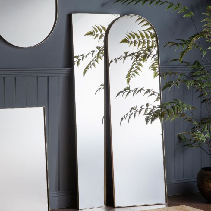 Albion Arched Full Length Mirror in Silver 1