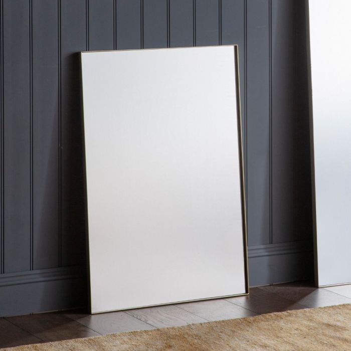 Albion Metal Frame Wall Mirror in Silver 1