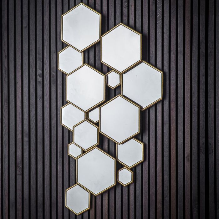 Elspeth Multi Hexagon Mirror 1