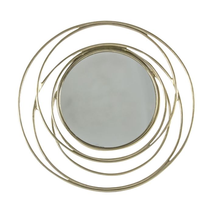 Pavilion Chic Bow Large Gold Round Wall Mirror 1