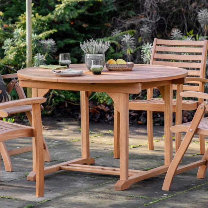 Pavilion Chic Mauritius Outdoor Extending Dining Table 1