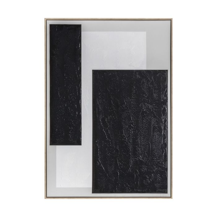 Blank Space II Abstract Framed Canvas 1