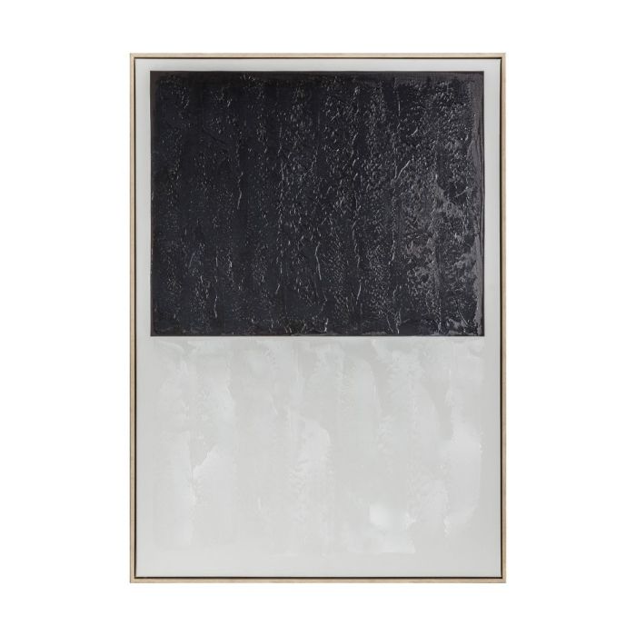 Blank Space I Abstract Framed Canvas 1