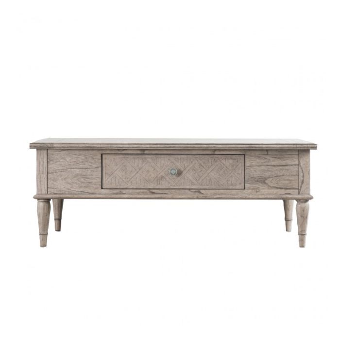Cotswold Rectangular Coffee Table with Drawer 1