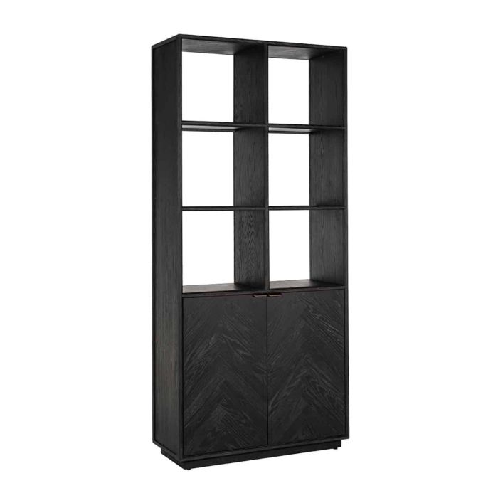 Richmond Blackbone Black Oak Bookcase 1