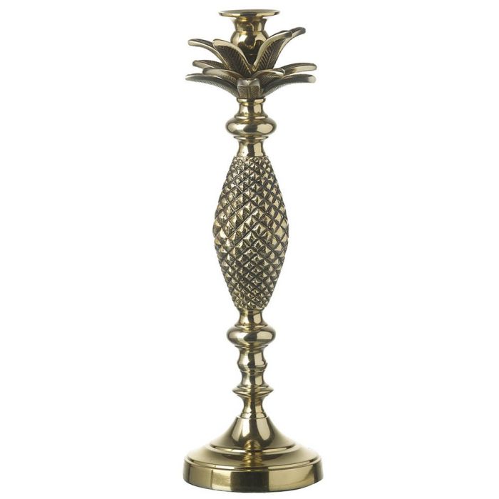 Parlane Palm Tree Gold Candle Stick in Large 1