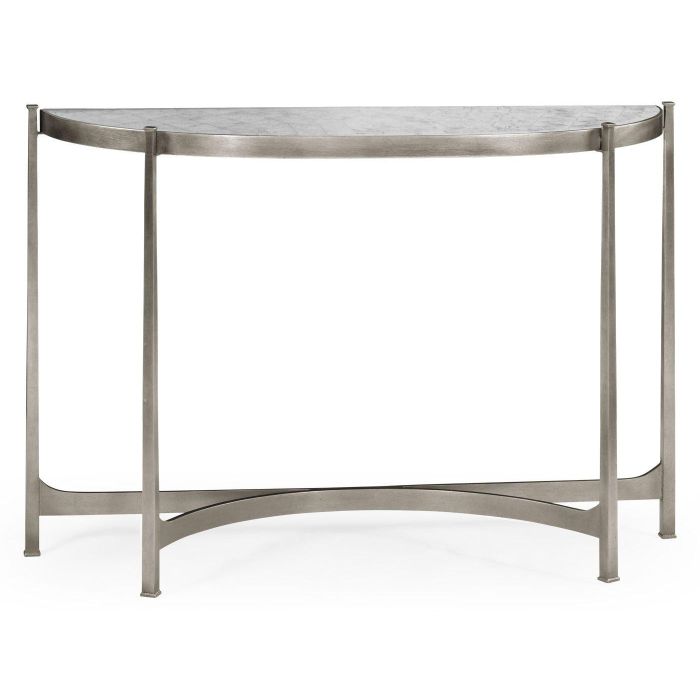 Jonathan Charles Large Demilune Console Table Contemporary 1