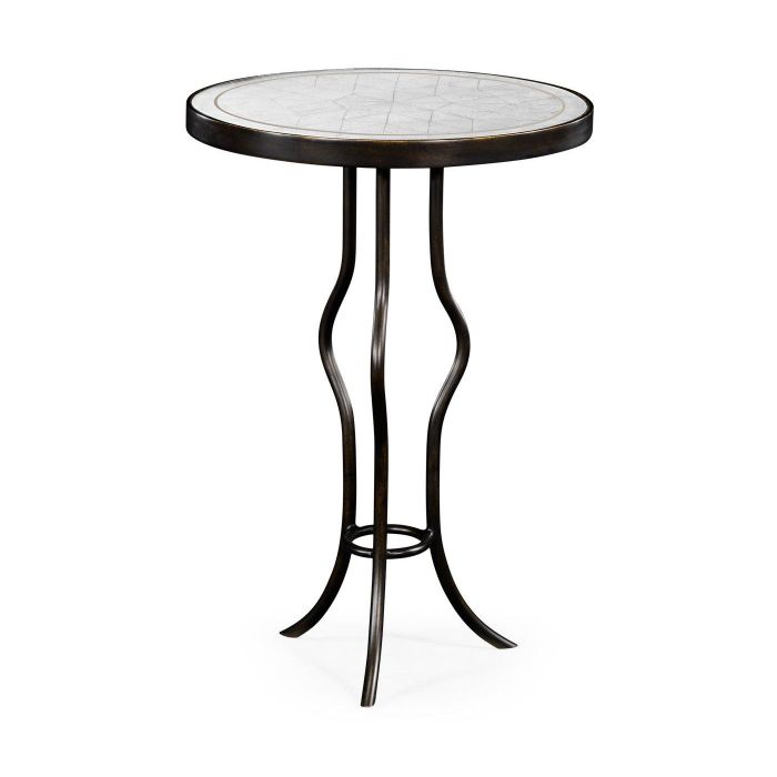 Jonathan Charles Round Accent Table Contemporary 1