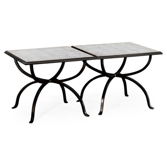 Jonathan Charles Coffee Table Contemporary Set of 2 1