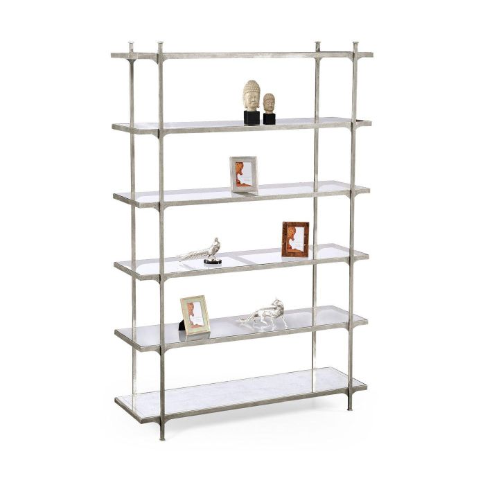 Jonathan Charles Wide Etagere Contemporary Six-Tier 1