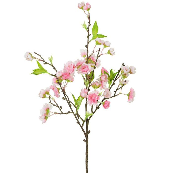 Pavilion Flowers Artificial Fuji Blossom Spray Deep Pink H.48cm 1