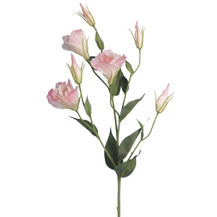 Pavilion Flowers Artificial Lisianthus Spray Pink Height 76cm 1