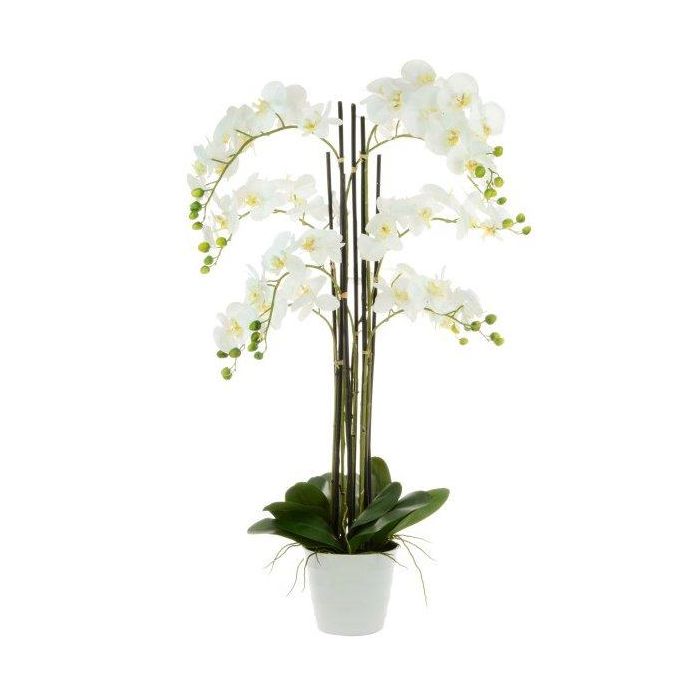 Pavilion Flowers Artificial Phalaenopsis in white pot Height 109cm 1