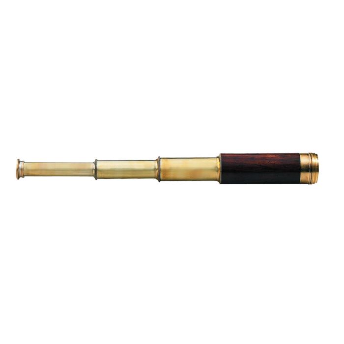 Authentic Models Officer's Rosewood And Brass Spyglass 1