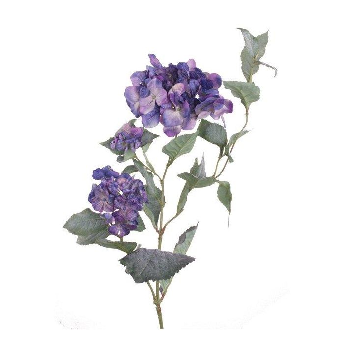 Pavilion Flowers Artificial Hydrangea Spray Purple Height 84cm 1