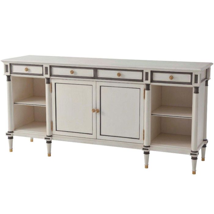 Theodore Alexander Buffet Andrew Salted White Finish 1
