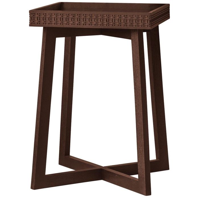 Pavilion Chic Burnsall Bedside Table - Brown 1