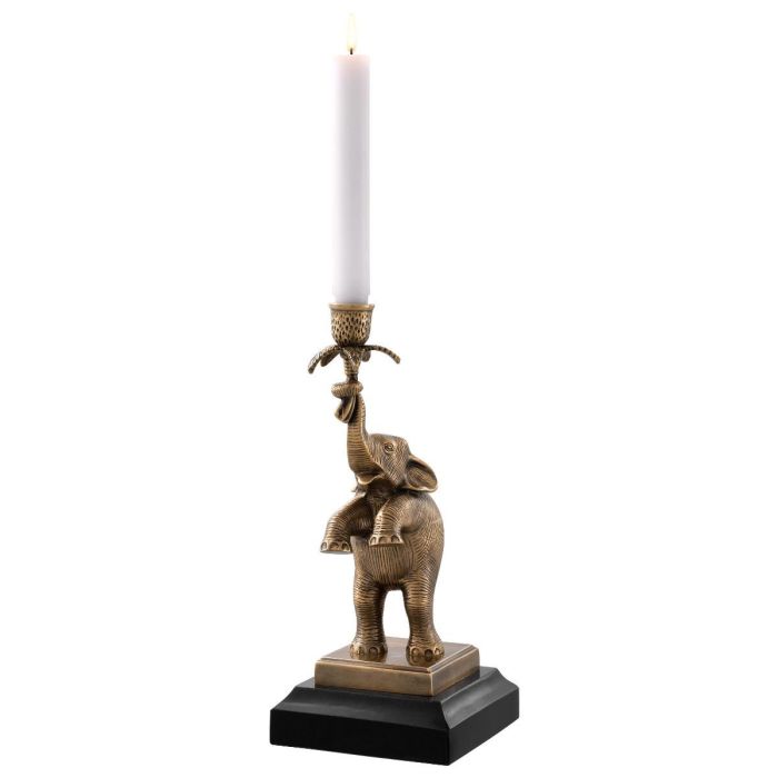Eichholtz Candlestick Nairobi Elephant 1