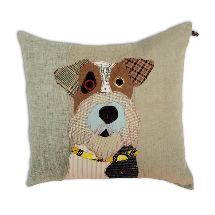 Carola Van Dyke Freddy The Fox Terrier Cushion 1