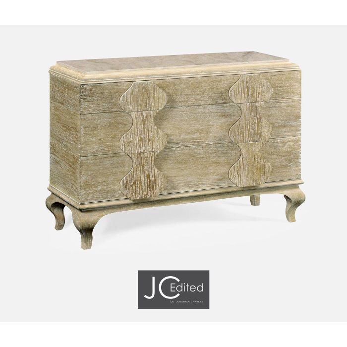 Jonathan Charles Chest of Drawers Eclectic with Marble Top 1