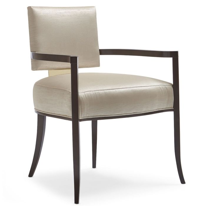 Caracole Reserved Seating Dining Chair with Arm 1