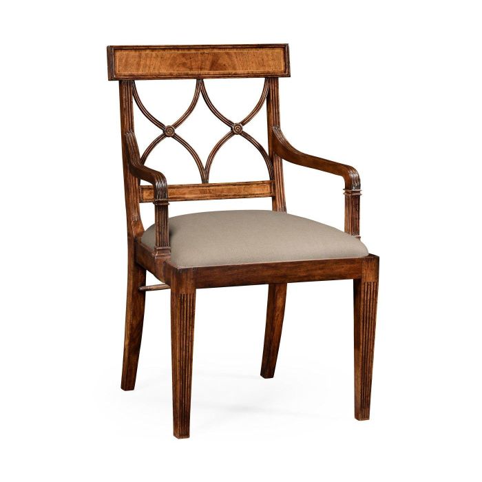Jonathan Charles Dining Armchair Regency Arched Back 1