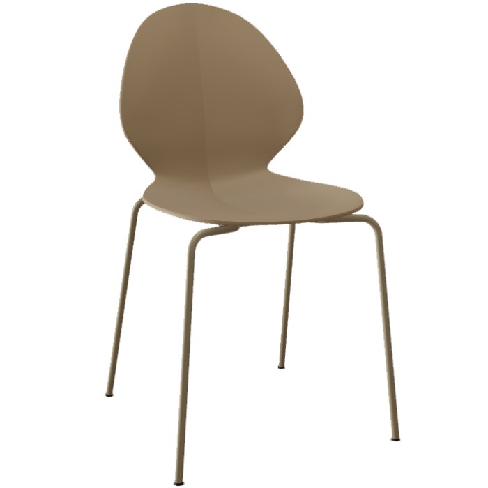 Calligaris Dining Chair Basil in Beige Nougat 1