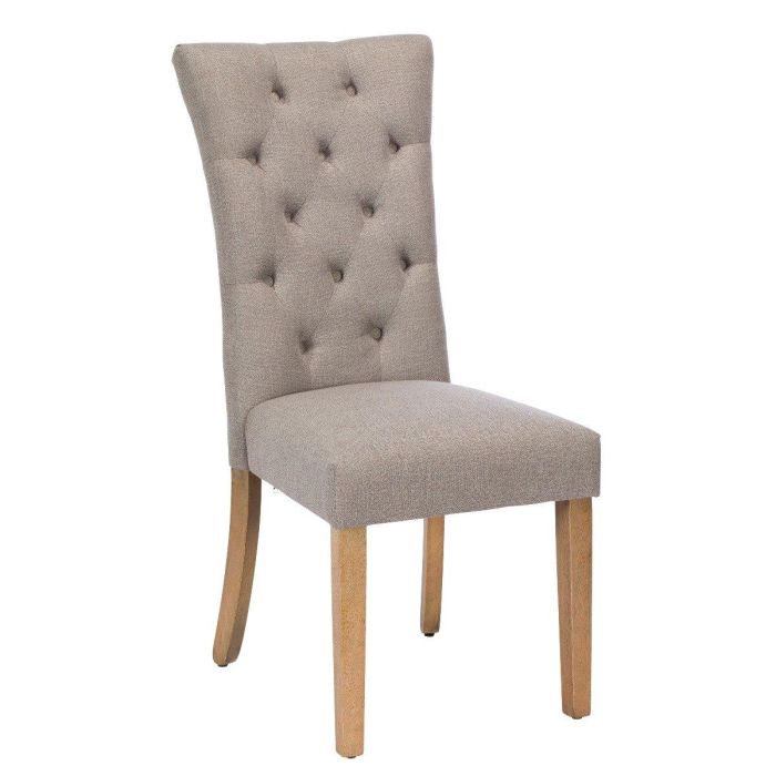 Broadway Grey Button Back Dining Chair 1