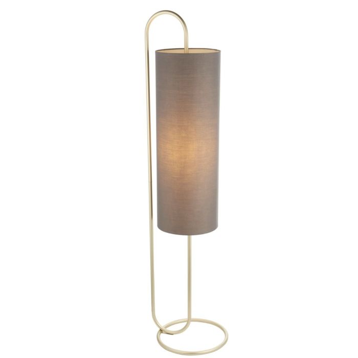 Selwyn Grey & Brass Floor Lamp 1