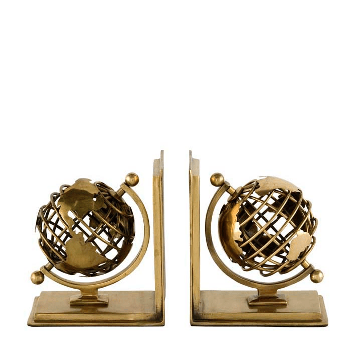 Eichholtz Bookend Globe Set Of 2 - Brass 1