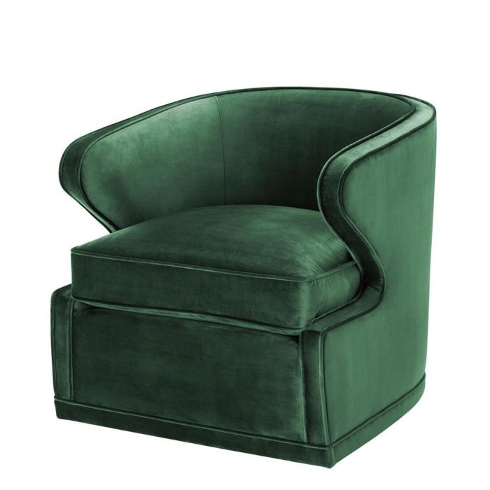 Eichholtz Dorset Chair in Green Velvet 1