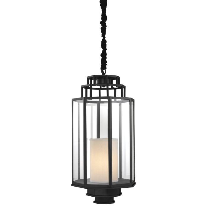 Eichholtz Monticello Ceiling Lantern Medium in Black 1