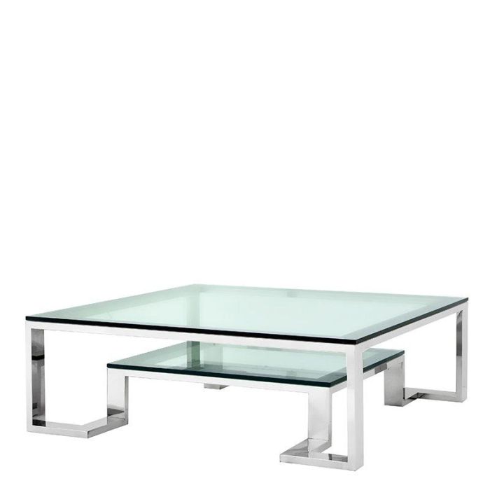 Eichholtz Coffee Table Huntington - Polished Stainless Steel 1