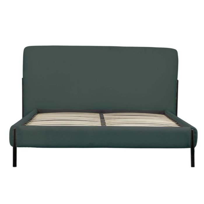 Seattle Upholstered Double Bed in Ocean 1