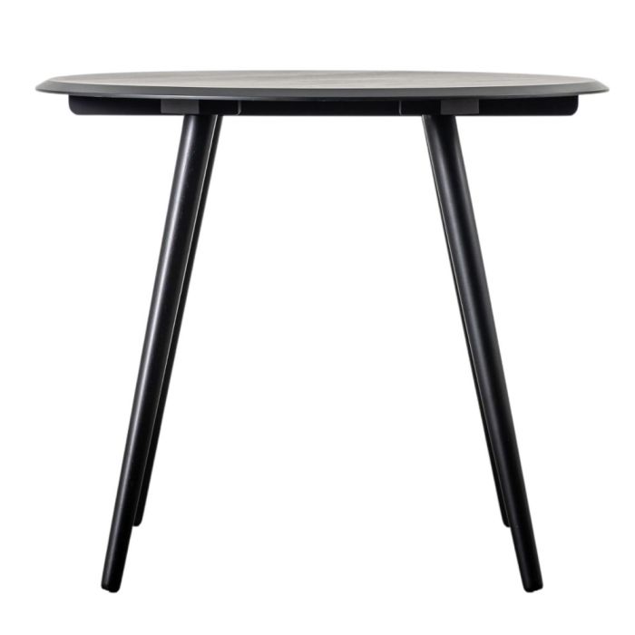 Detroit Round Black Dining Table 1