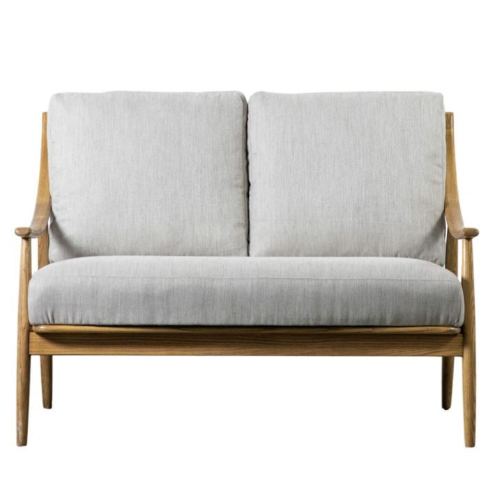 Millow 2 Seater Natural Linen Sofa 1