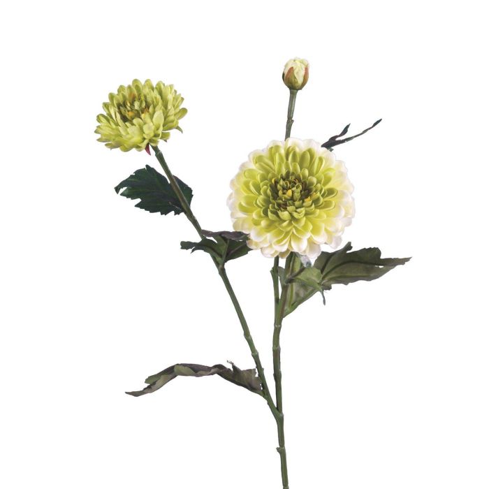 Pavilion Flowers Artificial Chrysanthemum Spray Green Height 62cm 1