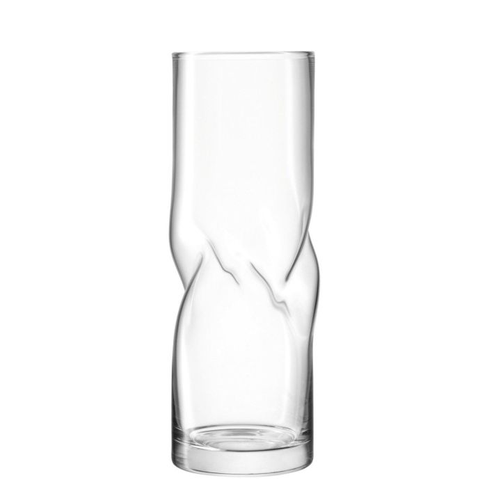 LSA International Helix Large Clear Glass Vase 1
