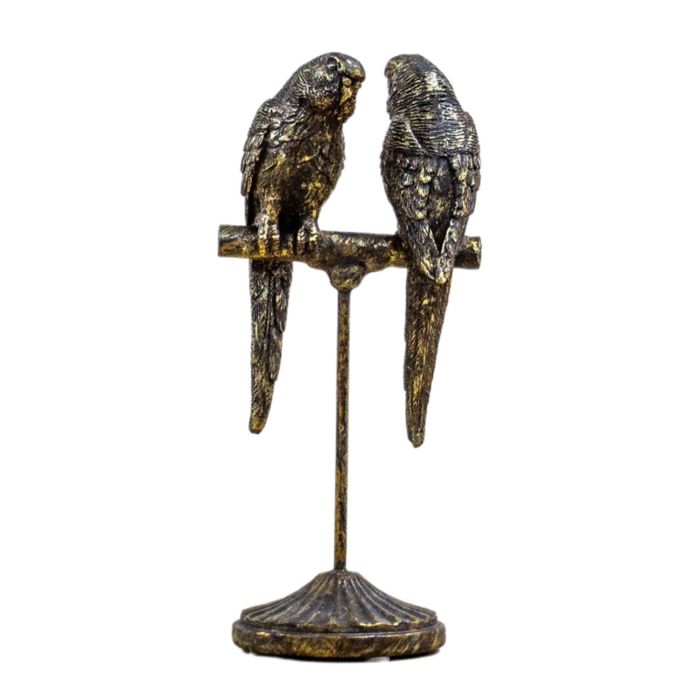 Parrots on Stand Ornament 1