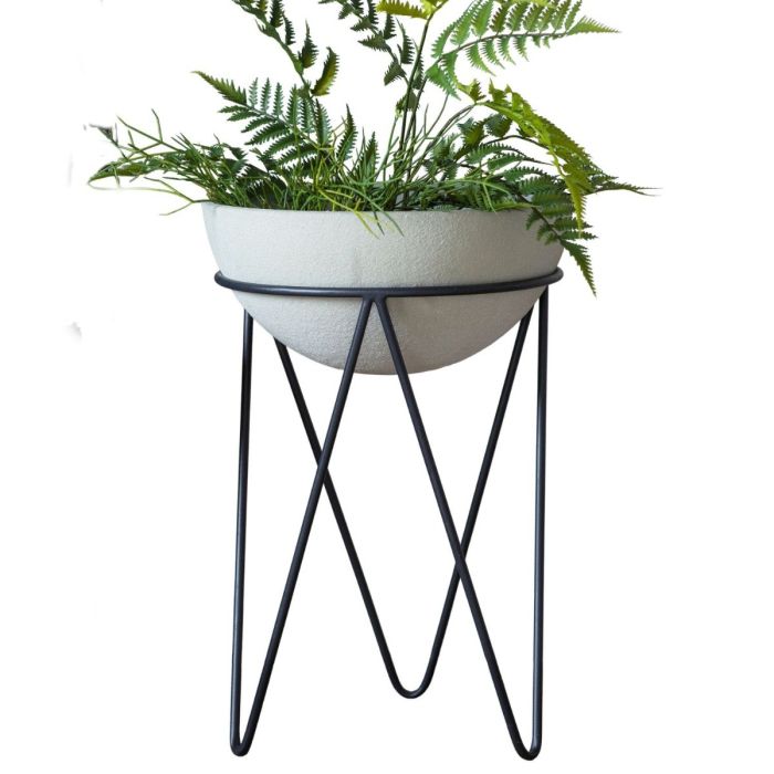 Lydia Grey Plant Stand 1