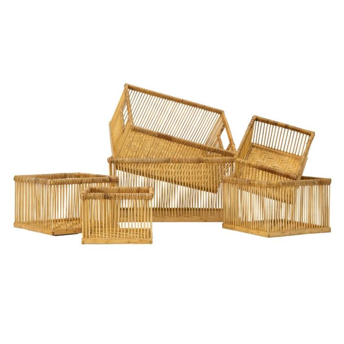 Ryder Set of 6 Bamboo Baskets 1