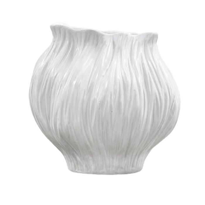Aubrey Medium White Vase 1