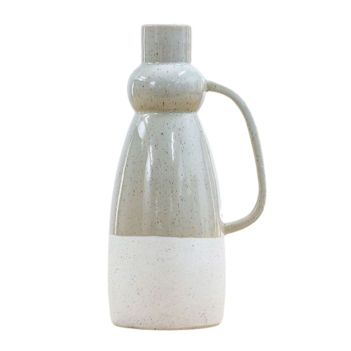 Aydin Large Light Grey Porcelain Vase 1
