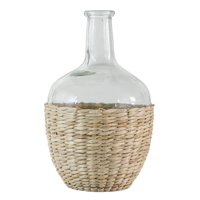Kendal Large Bottle Vase with Water Hyacinth 1