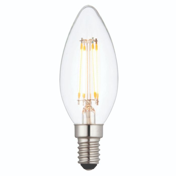 E14 LED Filament Candle Bulb Clear 1
