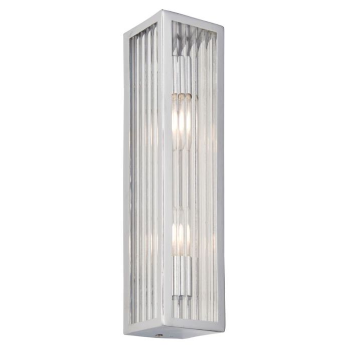 Sonoma Double Ribbed Glass Wall Light 1
