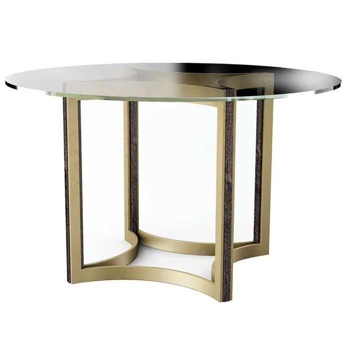 Caracole ReMix Glass Top Table 48" 1