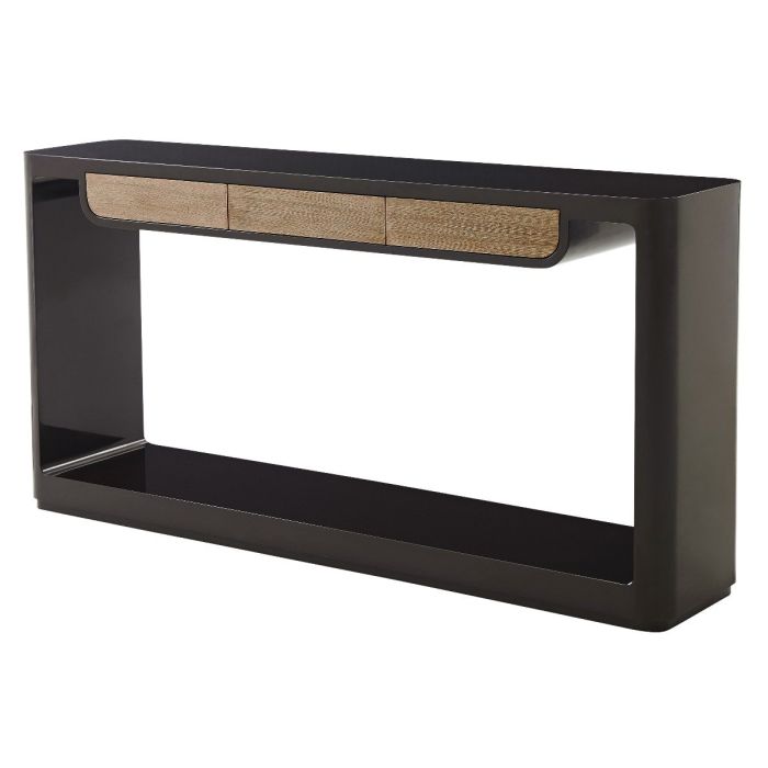 Theodore Alexander Console Table Bauer in Lacquer & Wenge 1