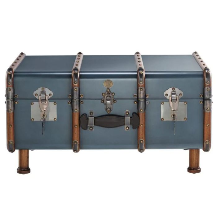 Authentic Models Stateroom Trunk Table - Petrol 1